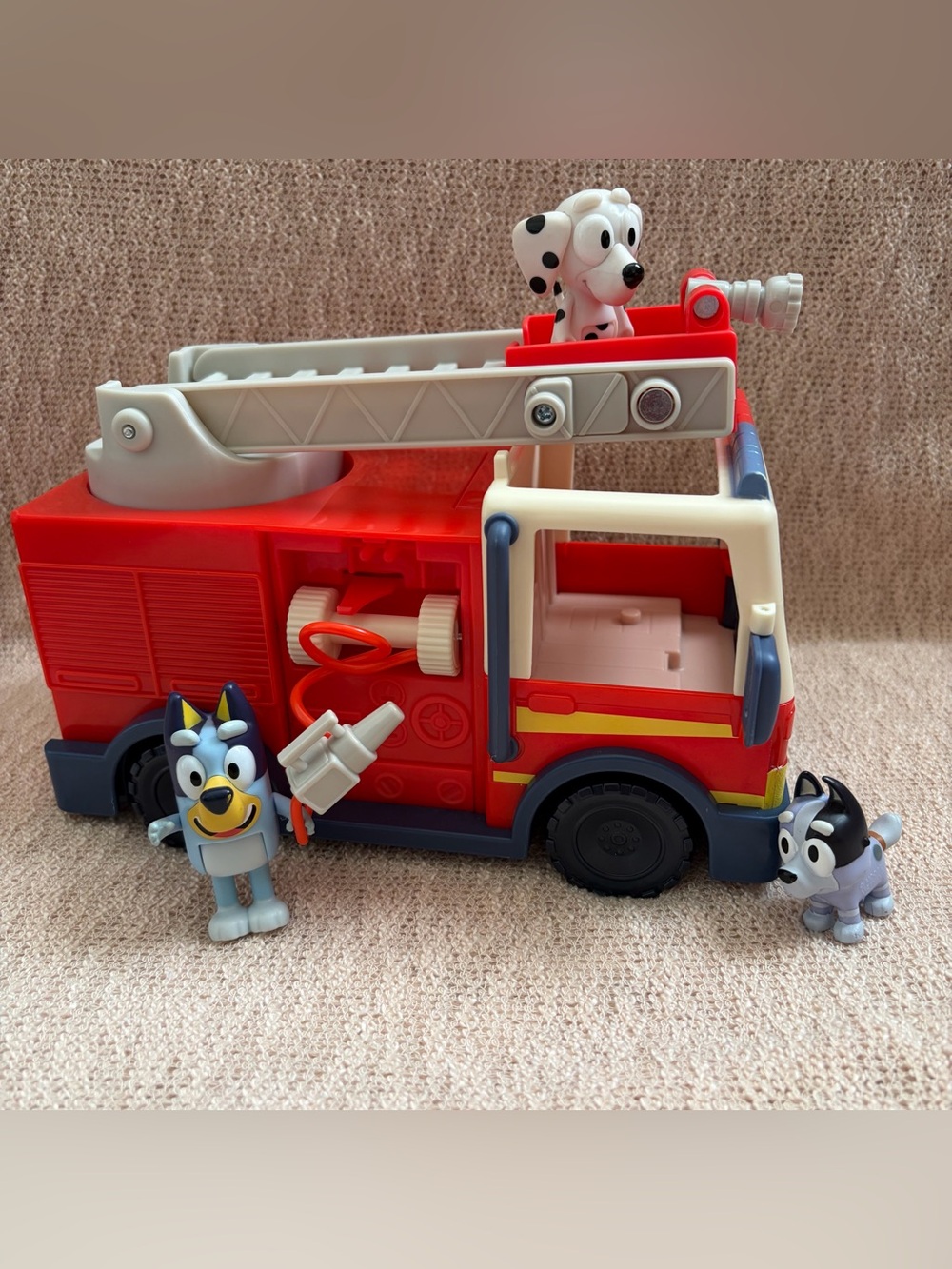 Bluey and Friends Firetruck Bundle with Bluey, Chloe, and Socks